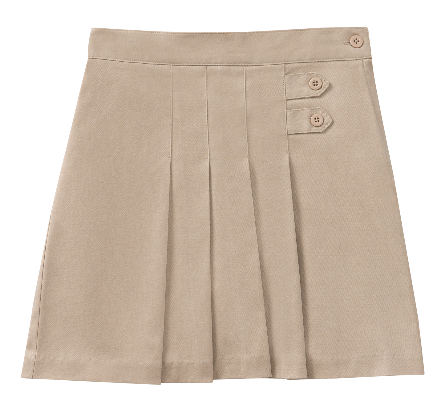Girls Stretch Pleated Tab Scooter